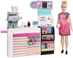 Ficha técnica e caractérísticas do produto Cafeteria e Boneca Barbie - Mattel GMW03