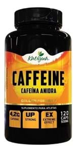 Ficha técnica e caractérísticas do produto Caffeine Katiguá Sports 120 Cáps( Cafeína Anidra ) 500Mg (Natural)