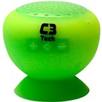 Ficha técnica e caractérísticas do produto Caixa Acústica 3.0 Bluetooth 3W RMS SP-12B Verde - C3 Tech