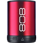 Ficha técnica e caractérísticas do produto Caixa Acústica Bluetooth Canz 808 Vermelha 2Watts