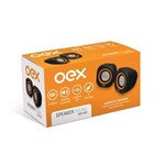 Ficha técnica e caractérísticas do produto Caixa Acustica para Computador Speaker Round Oex