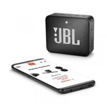 Caixa Bluetooth JBL GO2 Black, à Prova D'água - Preta