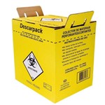 Ficha técnica e caractérísticas do produto Caixa Coletor Materiais Perfurocortante Descarpack 20 Litros