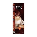 Ficha técnica e caractérísticas do produto Caixa com 10 Cápsulas Café com Leite , 3 Corações - Único