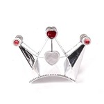Ficha técnica e caractérísticas do produto Caixa Coroa de Princesa Prata - Aluá Festas