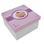 Ficha técnica e caractérísticas do produto Caixa Cupcake I 15x15x9cm Kapos - Branco