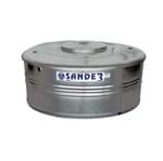 Caixa D'água de Aço Inox EP 500L Prata Sander