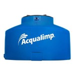 Caixa de Água Protegida 1500L Azul Tampa Click Acqualimp