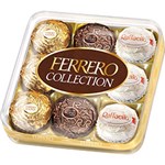 Ficha técnica e caractérísticas do produto Caixa de Bombom Ferrero Collection com 9 Unidades 100g - Ferrero Rocher