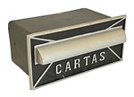 Ficha técnica e caractérísticas do produto Caixa de Correio Cartas em Polipropileno Prata 25x12cm - Metasal