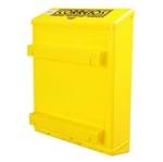 Ficha técnica e caractérísticas do produto Caixa de Correio para Grade Polietileno Amarelo 36x26x9cm