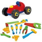 Ficha técnica e caractérísticas do produto Caixa de Ferramentas Brinquedo Infantil Poliplac C/ Carrinho