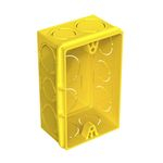 Ficha técnica e caractérísticas do produto Caixa de Luz 4X2 Retangular Amarela Tigre