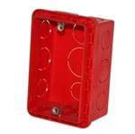 Ficha técnica e caractérísticas do produto Caixa de Luz 4x2 Retangular Vermelha Pial Legrand