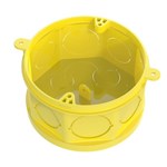 Ficha técnica e caractérísticas do produto Caixa de Luz 4x4 Octagonal Amarela Tigre