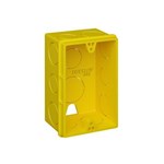Ficha técnica e caractérísticas do produto Caixa de Luz 2x4 Plastica Amarela Fortlev com 20