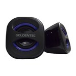 Ficha técnica e caractérísticas do produto Caixa de Som 5.0W RMS Goldentec GT Sound Preto/Azul