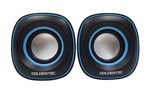 Ficha técnica e caractérísticas do produto Caixa de Som 6.0W RMS Goldentec GT Sound 2.0 Preto/Azul - Goldentec Acessorios