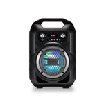 Caixa de Som 6 em 1 Bluetooth 50w RMS Karaokê Rádio FM Multilaser - SP255