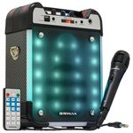Ficha técnica e caractérísticas do produto Caixa De Som Amplificada Briwax 25w Bluetooth Portátil Karaokê Fm Mp3 Microfone
