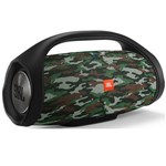 Ficha técnica e caractérísticas do produto Caixa de Som Bluetooth - 2.0 - JBL BOOMBOX - (À Prova de Água) Camuflada - JBLBOOMBOXSQUADBR