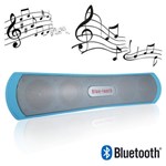 Ficha técnica e caractérísticas do produto Caixa de Som Bluetooth com Rádio Fm Cartão , Usb Mp3 - Azul