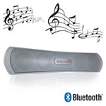 Ficha técnica e caractérísticas do produto Caixa de Som Bluetooth com Rádio Fm Cartão , Usb Mp3 - Prata
