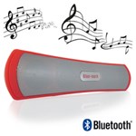 Ficha técnica e caractérísticas do produto Caixa de Som Bluetooth com Rádio Fm Cartão , Usb Mp3 - Vermelho