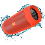 Ficha técnica e caractérísticas do produto Caixa de Som Bluetooth JBL Charge 2+ Laranja 15W Resistente a Água