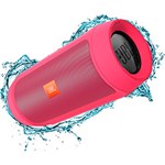 Ficha técnica e caractérísticas do produto Caixa de Som Bluetooth JBL Charge 2+ Rosa 15W Resistente a Água