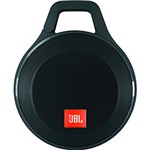 Ficha técnica e caractérísticas do produto Caixa de Som Bluetooth JBL Speaker Clip + Preto 3,2W RMS Conexão Auxiliar