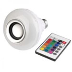 Ficha técnica e caractérísticas do produto Caixa de Som Bluetooth Lâmpada Multi LED RAD-5313