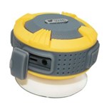 Ficha técnica e caractérísticas do produto Caixa de Som Bluetooth Portátil - à Prova D`água - Cinza / Amarelo - Up Sound Aqua - CZ/AM