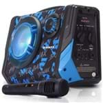 Ficha técnica e caractérísticas do produto Caixa de Som Bluetooth Portátil Briwax 25w Fm Usb Microfone FBX-105 Azul