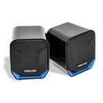 Ficha técnica e caractérísticas do produto Caixa de Som Fashion Vox Cube VC-D360 Preto Led Azul