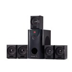 Ficha técnica e caractérísticas do produto Caixa de Som Home Theater 5.1 80W RMS C/ 5 Caixas Satélites - Multilaser