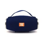 Ficha técnica e caractérísticas do produto Caixa de Som Portátil Bluetooth Mini Azul - Jiaxi