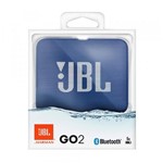 Ficha técnica e caractérísticas do produto Caixa de Som Portátil JBL Go 2 Azul Bluetooth-JBL GO 2 BLUE