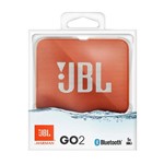 Ficha técnica e caractérísticas do produto Caixa de Som Portátil JBL Go 2 Orange Bluetooth - LARANJA
