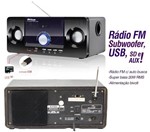 Ficha técnica e caractérísticas do produto CAIXA DE SOM PORTÁTIL MULTILASER FM USB MP3 20w