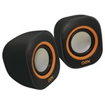 Ficha técnica e caractérísticas do produto Caixa de Som Portátil Speaker Round Preto e Laranja Sk-100 Oex
