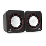 Ficha técnica e caractérísticas do produto Caixa de Som Speaker 2.0 3W Preta SP-301BK - C3 Tech