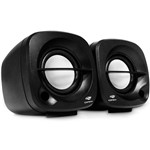 Ficha técnica e caractérísticas do produto Caixa de Som Speaker 2.0 3W Preta SP-303BK - C3 Tech