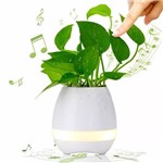 Ficha técnica e caractérísticas do produto Caixa de Som Vaso de Planta Bluetooth Led Luminária Mp3 Abajur