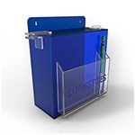 Ficha técnica e caractérísticas do produto Caixa de Sugestão Azul Translucido