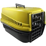 Ficha técnica e caractérísticas do produto Caixa de Transporte Furacão Pet Amarelo