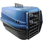 Ficha técnica e caractérísticas do produto Caixa de Transporte Furacão Pet Azul