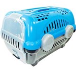 Ficha técnica e caractérísticas do produto Caixa de Transporte Furacão Pet Luxo Azul - Tam. 1 - Tam. 1 - Azul