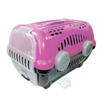 Ficha técnica e caractérísticas do produto Caixa de Transporte Furacão Pet Luxo Nº 2 Rosa