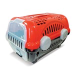 Ficha técnica e caractérísticas do produto Caixa de Transporte Furacão Pet Luxo Nº3 - Vermelha